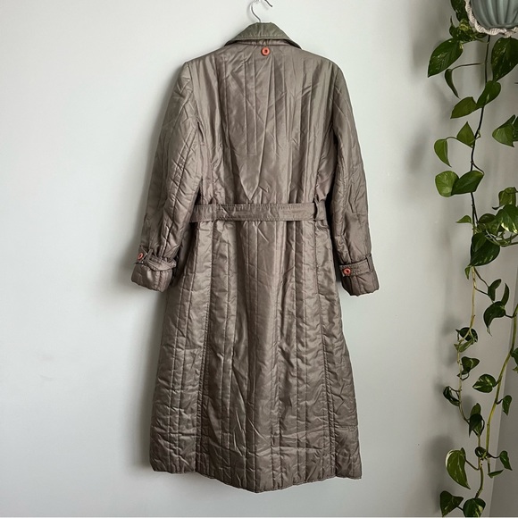 Croydon Vintage Quilted Trench - Picture 6 of 9